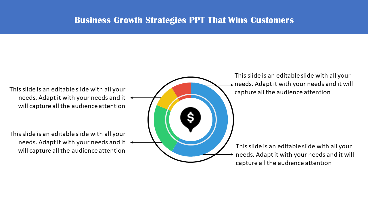 Creative Business Growth Strategies PPT Slide Design